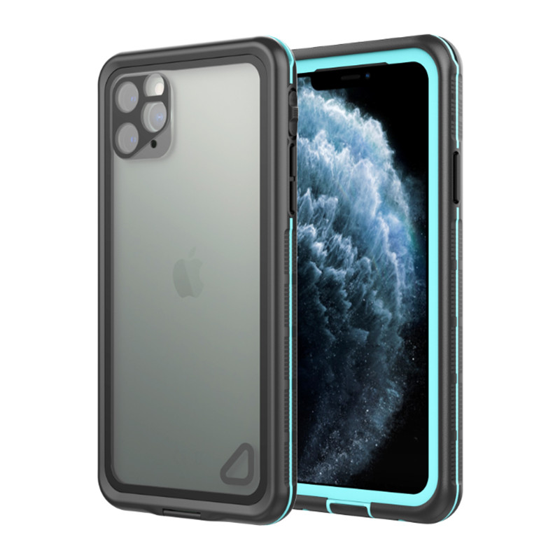 Best waterproof iphone 11 case cheap lifeproof cases for iphone11 wterproof puch for iphone ( blue) with transparent back cover