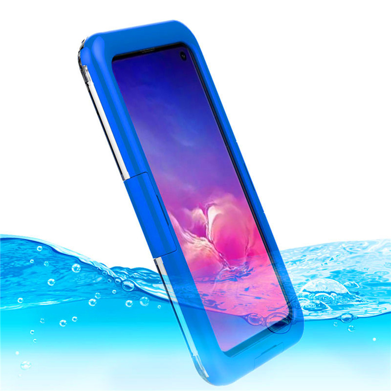 Underwater phone protection best life proof phone case for Samsung S10 ( Blue )