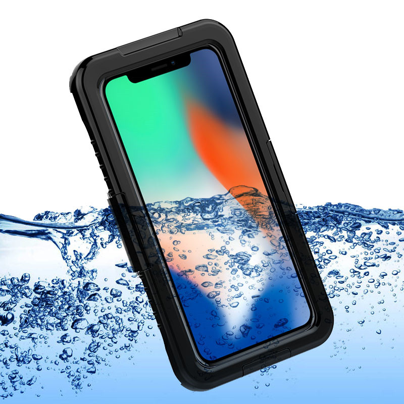 Apple iphone XS Max wterproof case for swimming ( Black )