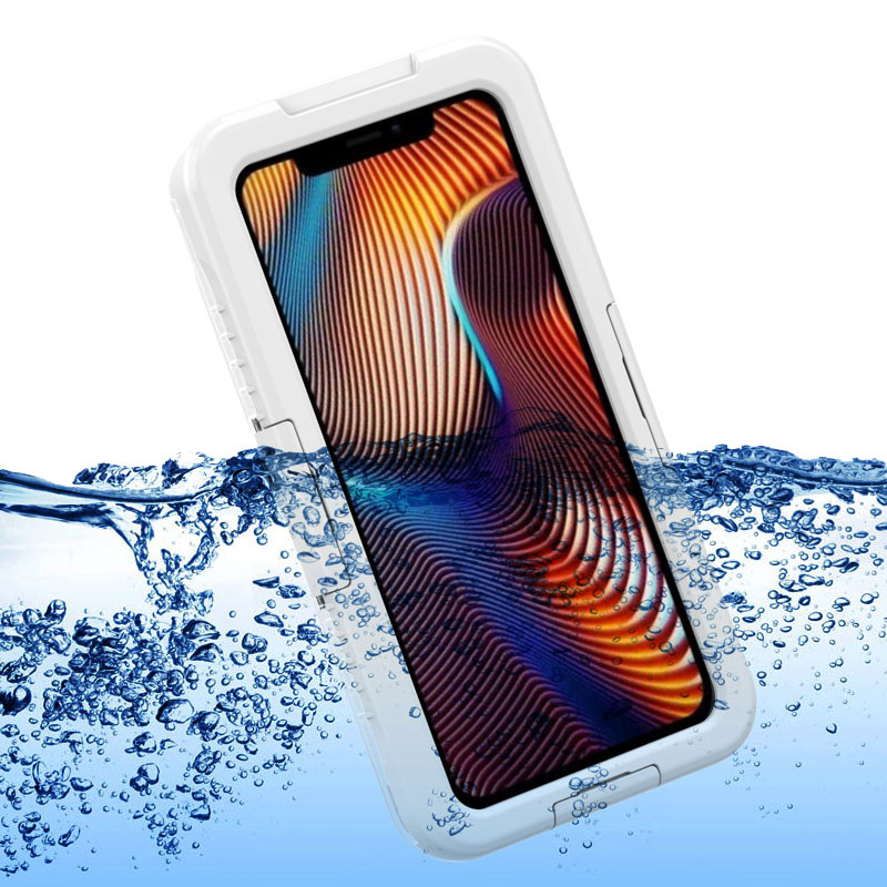 Best waterproof dustproof snowproof iphone XR case ( White )