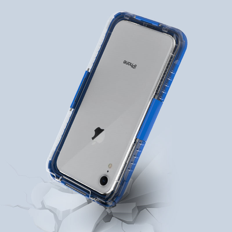 Waterproof pack for iphone water shock dust proof best waterproof case for iphone XR ( Blue )